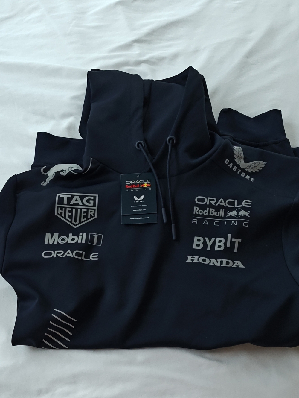Red Bull Racing F1 Las Vegas GP Official Tramline Pullover Hoodie 2XL